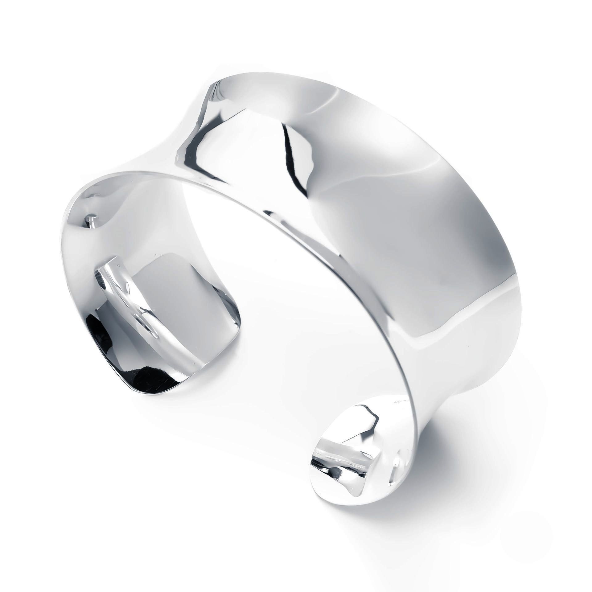 Armspange aus 925er Silber, glänzend
